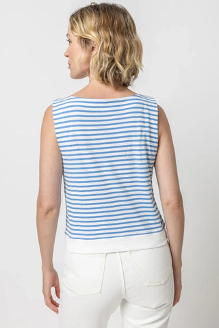 Striped Rib Trim Tank