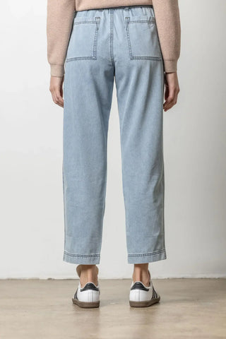 Denim Belted Pant