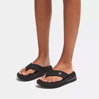 SURFF Two-Tone Sports-Webbing Toe-Post Sandals