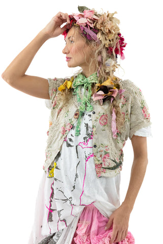 Floral Dejah Cropped Blouse