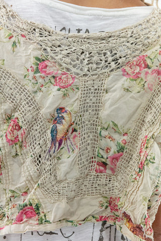 Floral Dejah Cropped Blouse