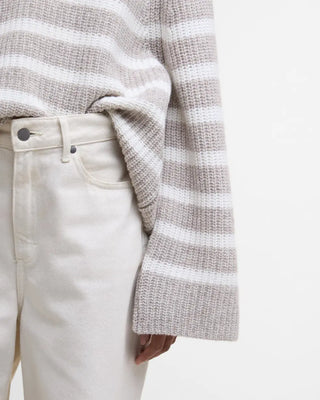 Irene Striped Crew Neck Sweater