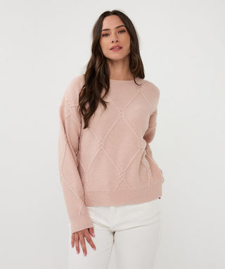 Square Cable Sweater