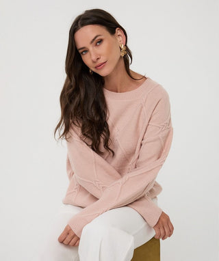 Square Cable Sweater