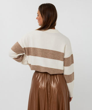 Sweater Striped Melange