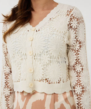 Esqualo Crochet Cardigan