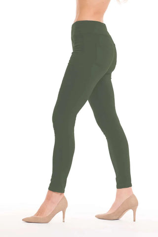  Jane With Power Stretch Fabric - Olive