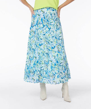 Bayside Blue Print Skirt