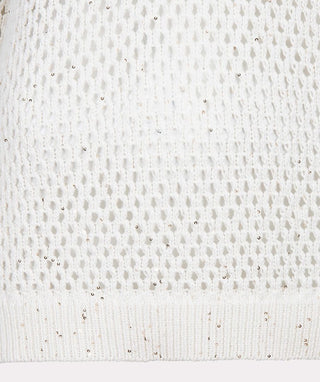 Cotton Sequin Sweater