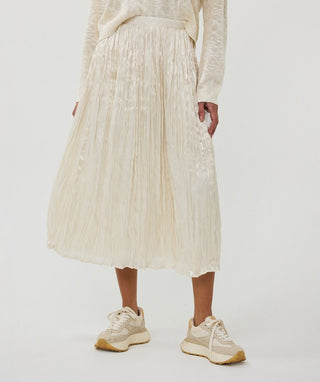 Plisse Changeant Skirt