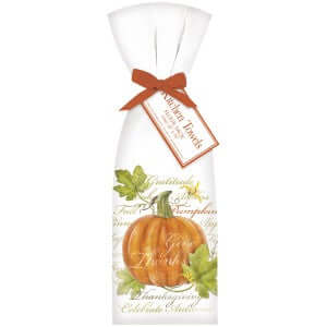 Botanical Pumpkin Flour Sack Towel