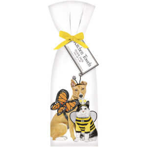 Butterfly Bee Pets Flour Sack Towel