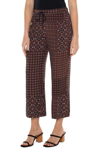 Pull On Wide Leg Crop Pant