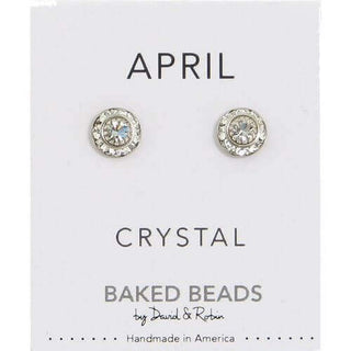 Birthstone Crystal Discs Earrings