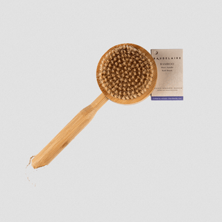 Bamboo Short-Handle Bath Brush