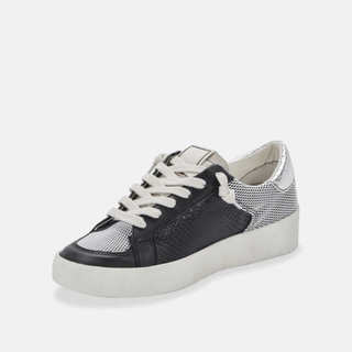 Ledger Leather Sneakers - Black