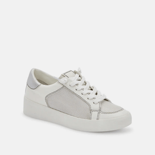 Ledger Leather Sneakers - White
