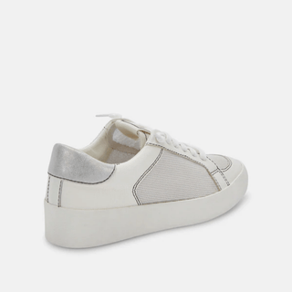 Ledger Leather Sneakers - White