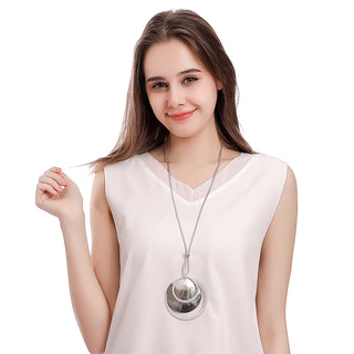 Mother Of Pearl Circle Necklace