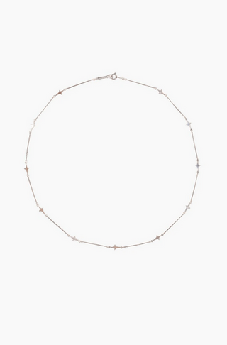 Silver Star Chain Necklace