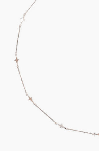 Silver Star Chain Necklace