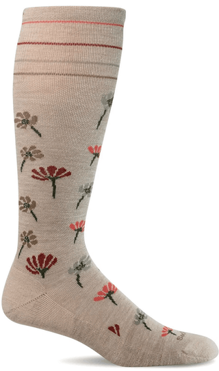 Field Flower Compression Socks