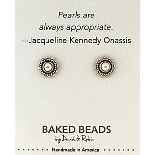 Quote-stone Post Earrings
