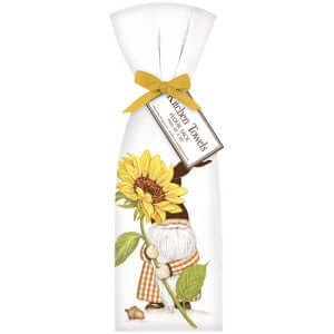 Sunflower Gnome Flour Sack Towel