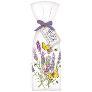 Lavender Butterfly Single Towel